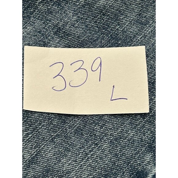 Venus Womens Denim Capri Jeans Side Bow Cutout SZ 16 - Picture 9 of 10